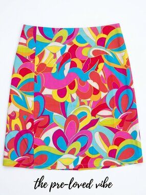 Willie Smith Skirt Size 4 Wrap Funkadelic Spring Casual